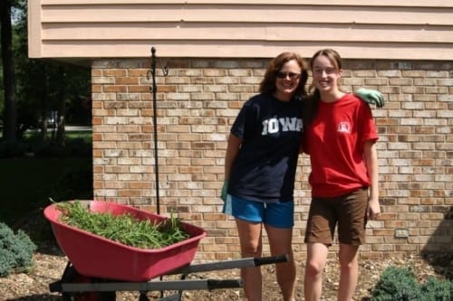 Yard work fundraiser idea for youth mission trips